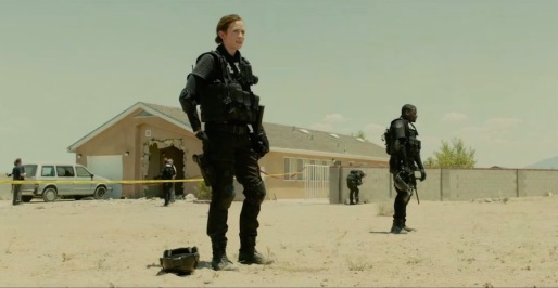 sicario infront of house